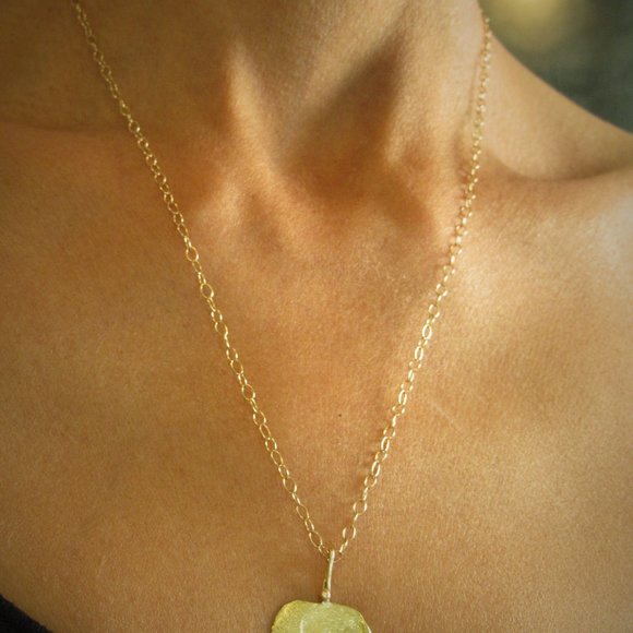 Gold necklace. "Washington Quarter" necklace. - Picture 10 of 11